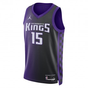 Canotte Uomo Sacramento Kings Davion Mitchell Jordan 2023-24 Statement Edition Viola Swingman